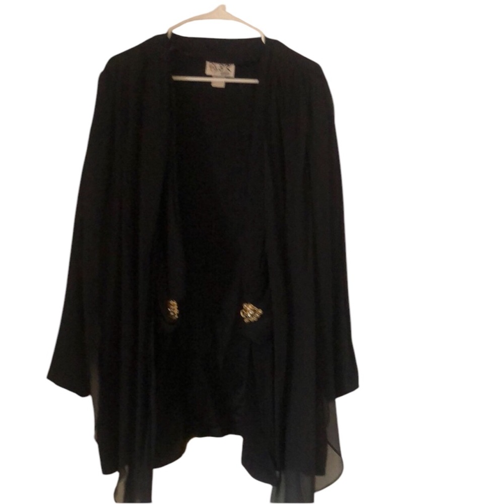 Woman’s  mature  jeweld VTG rare elegant feminine Y2k duster kimmo kimono